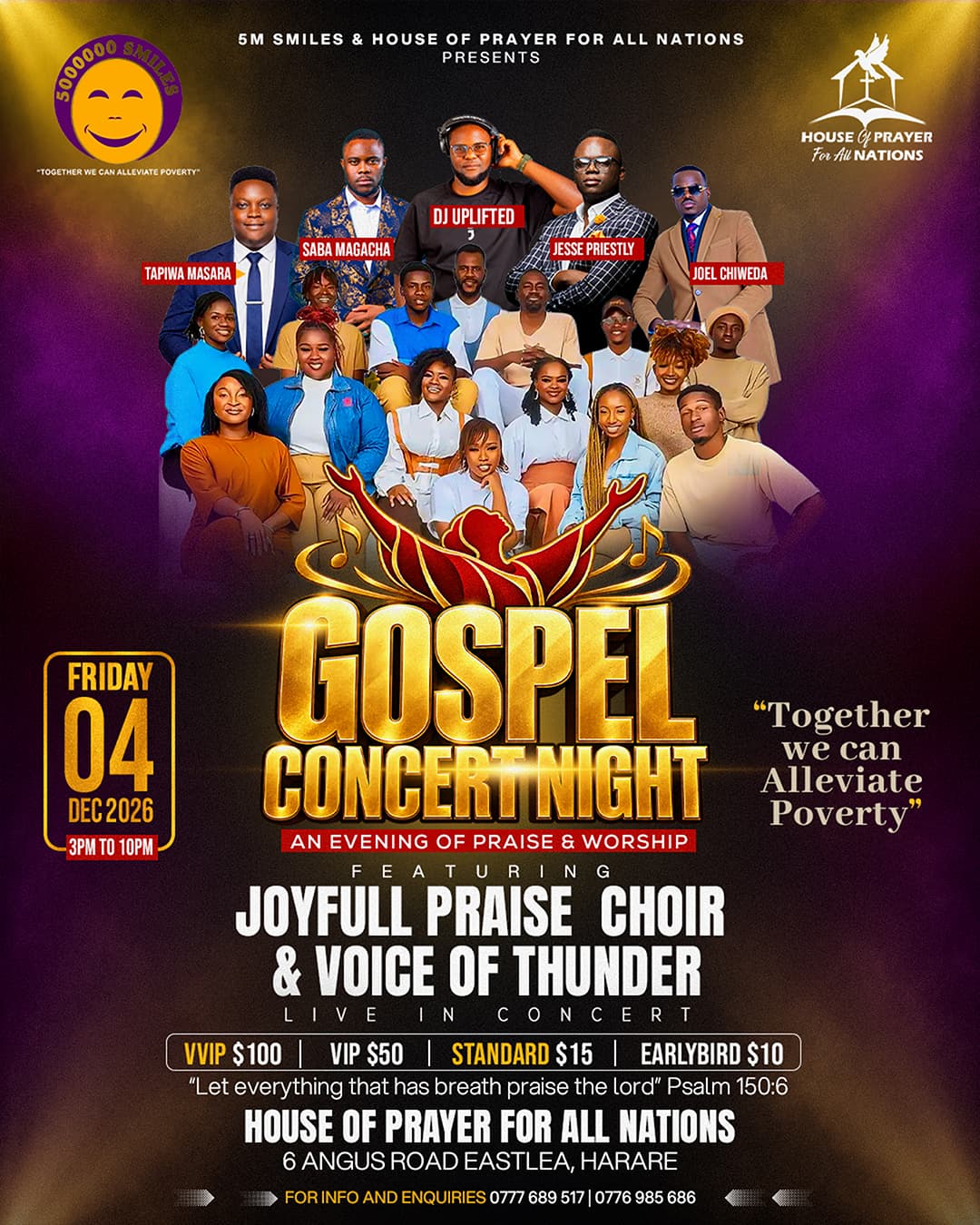 5 MILLION SMILES GOSPEL CONCERT NIGHT